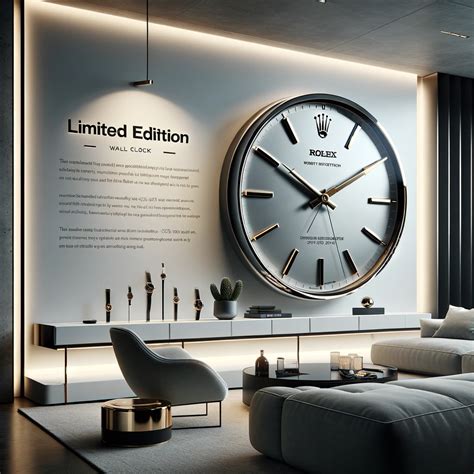 rolex actual clock|Rolex wall clock real.